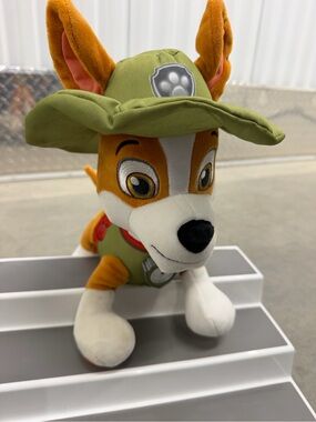 Paw Patrol Rocky Plush Toy - Green, White, Brown, Orange Talks